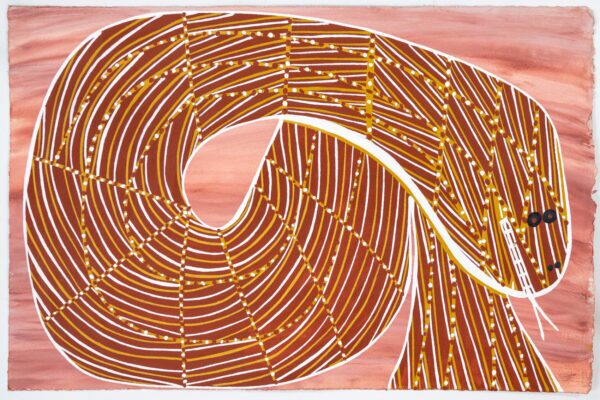 Ngalyod (Rainbow Serpent) - Paper - Joe Guymala