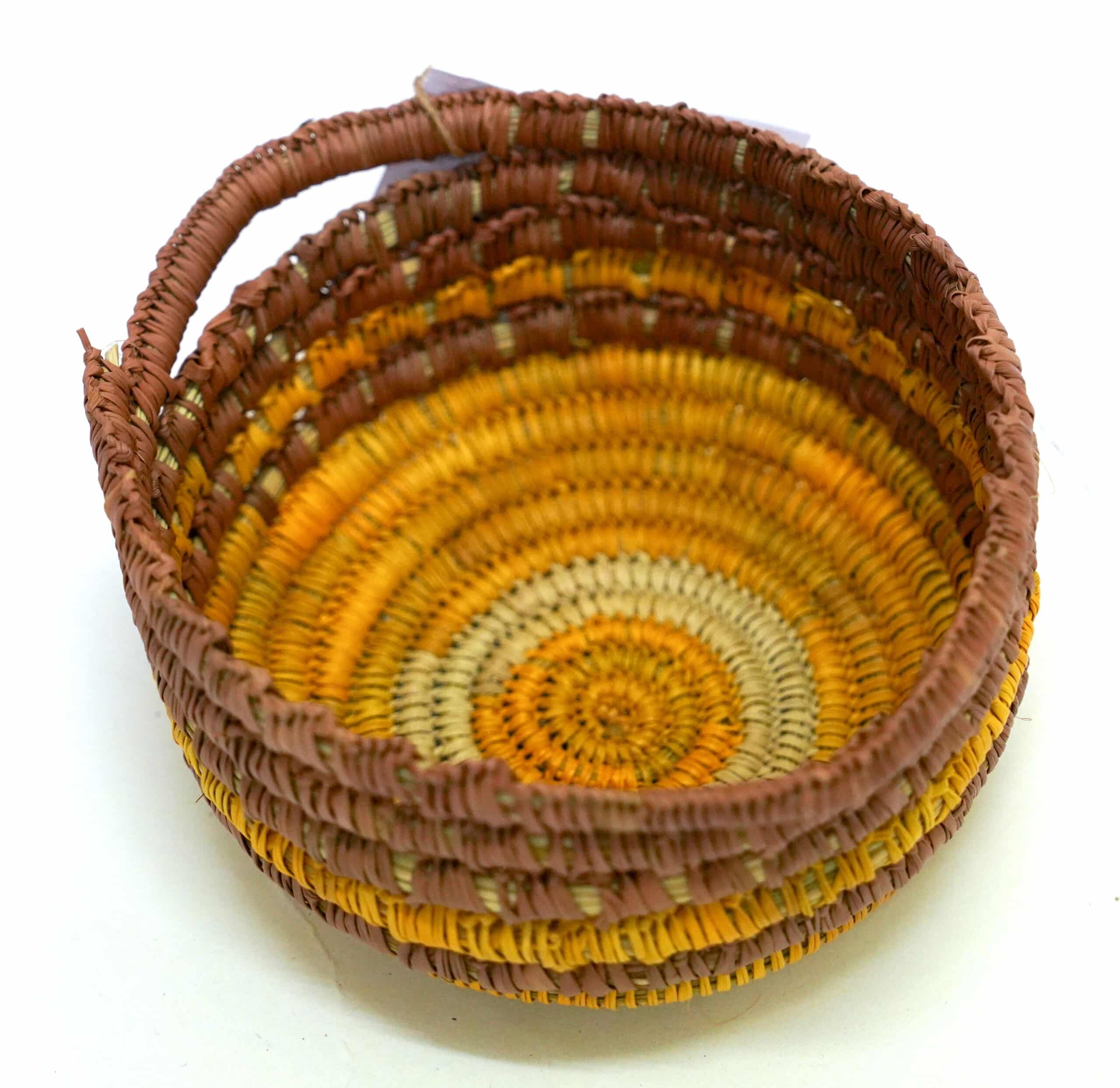 Coiled Pandanus Basket