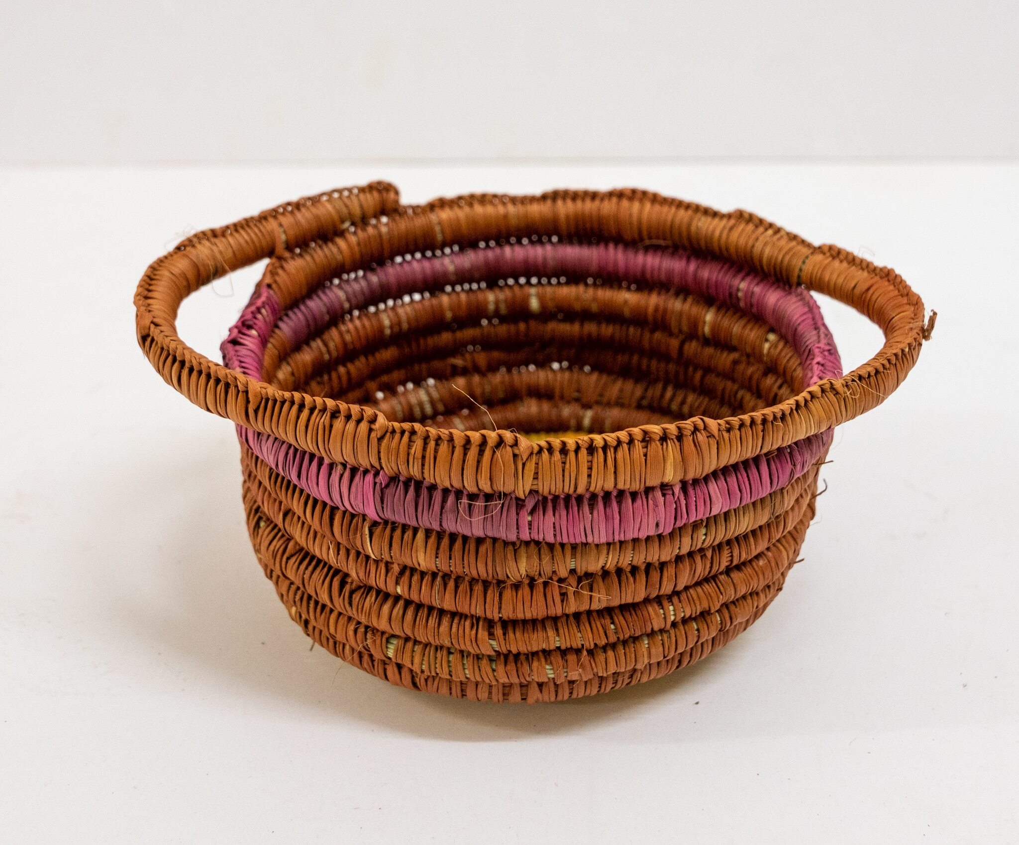 Coiled Pandanus Basket