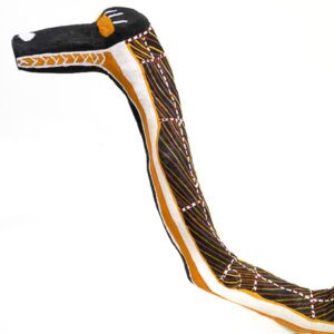 Ngalyod (Rainbow Serpent) - Carving - Joe Guymala